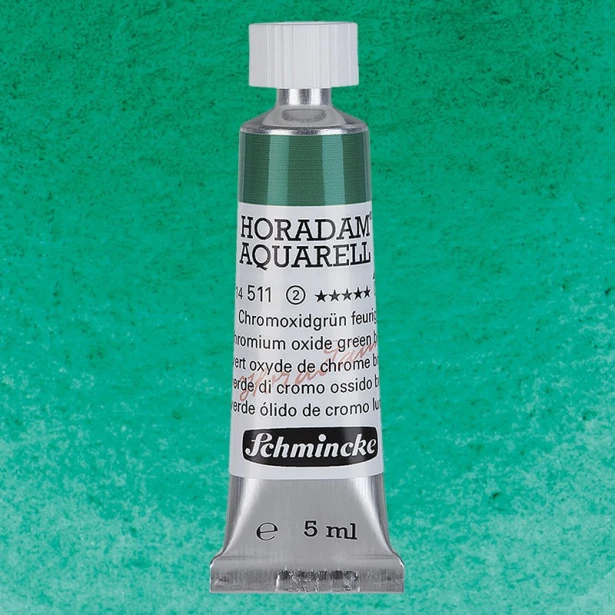 511 CHromium Oxide Green Brilliant, akwarela Horadam Schmincke 5 ml