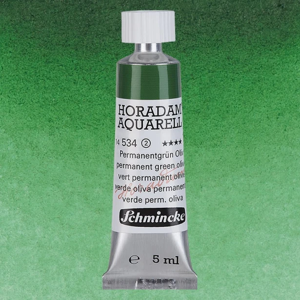 534 Permanent Green Olive, akwarela Horadam Schmincke 5 ml