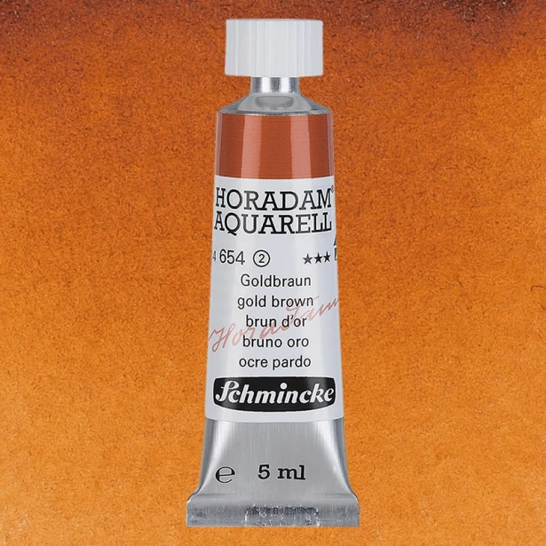 654 Gold Brown, akwarela Horadam Schmincke 5 ml