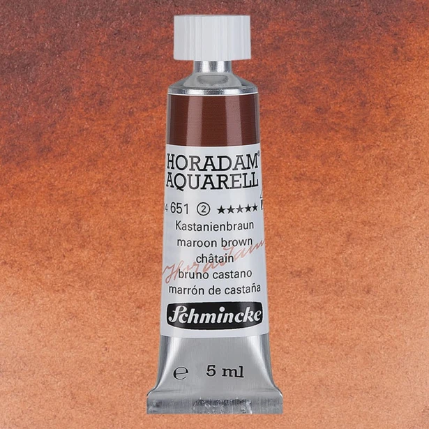651 Maroon Brown, akwarela Horadam Schmincke 5 ml