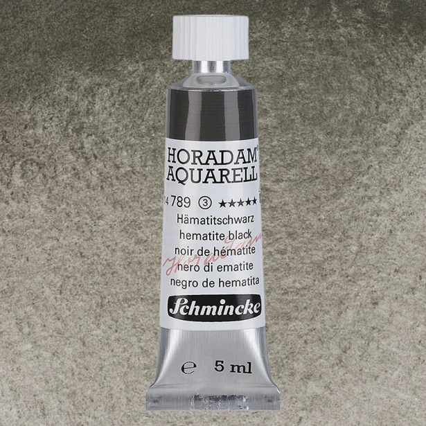 789 Hematite Black, akwarela Horadam Schmincke 5 ml