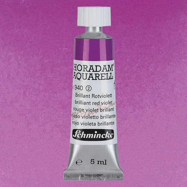 940 Brilliant Red Violet, akwarela Horadam Schmincke 5 ml