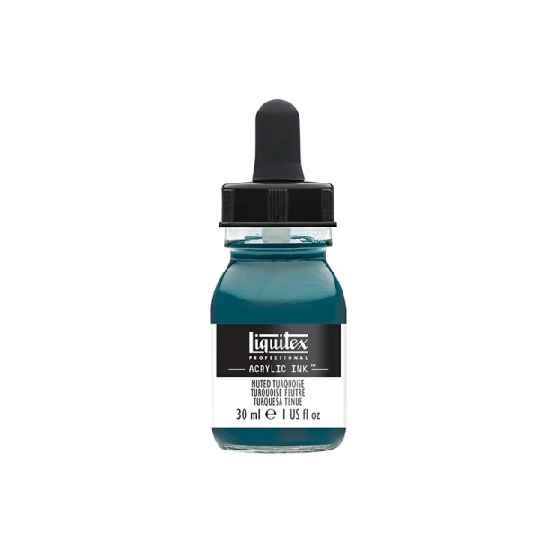 503 Muted turquoise, tusz akrylowy Liquitex 30ml