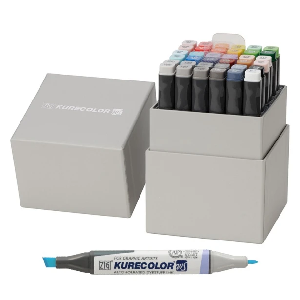 Markery Kurecolor Twin S, zestaw 36 kol.