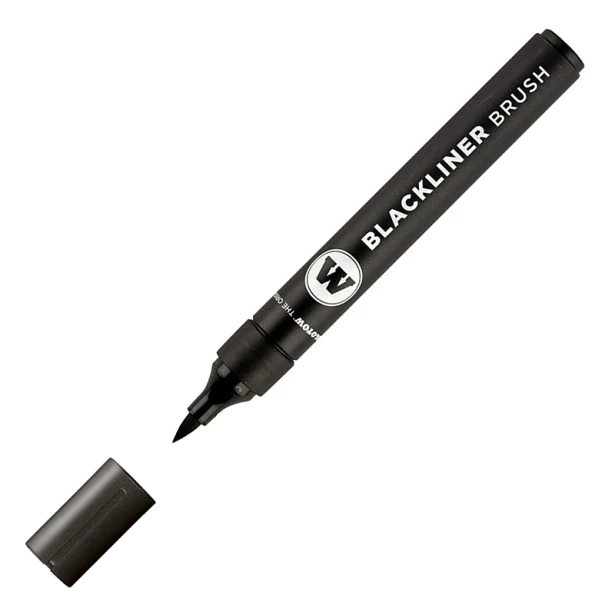 Brush Blackliner, cienkopis Molotow