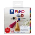 Modelina Fimo Leather, Tassel Kit, 4 x 25 g