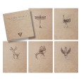 Szkicownik Flying Spirit Kraft 15,5 x 15,5 cm, 50 ark.