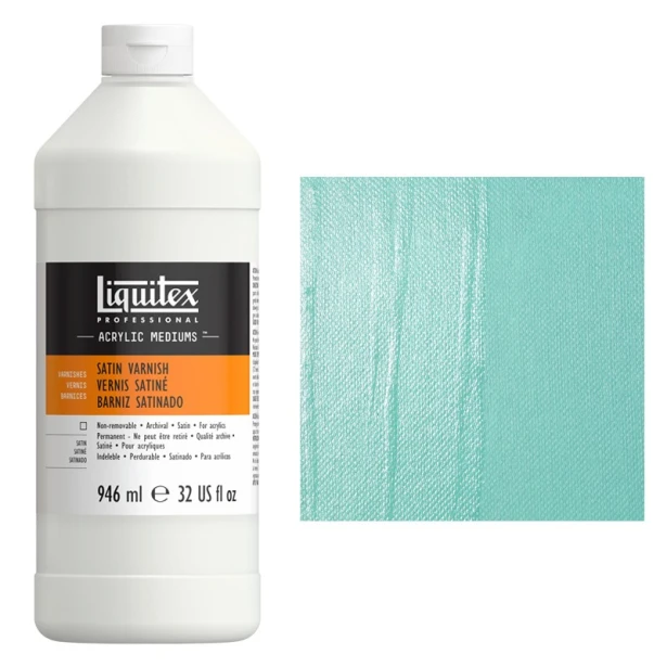 Werniks satynowy do farb akrylowych, Liquitex 946 ml