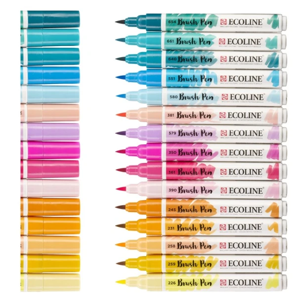 Additional Ecoline Brush Pen, Talens 30 kol.