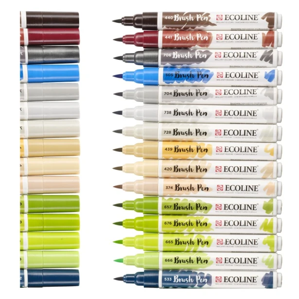 Additional Ecoline Brush Pen, Talens 30 kol.