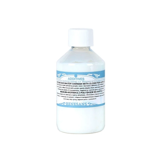 Błyszczące medium i werniks, Renesans 250 ml