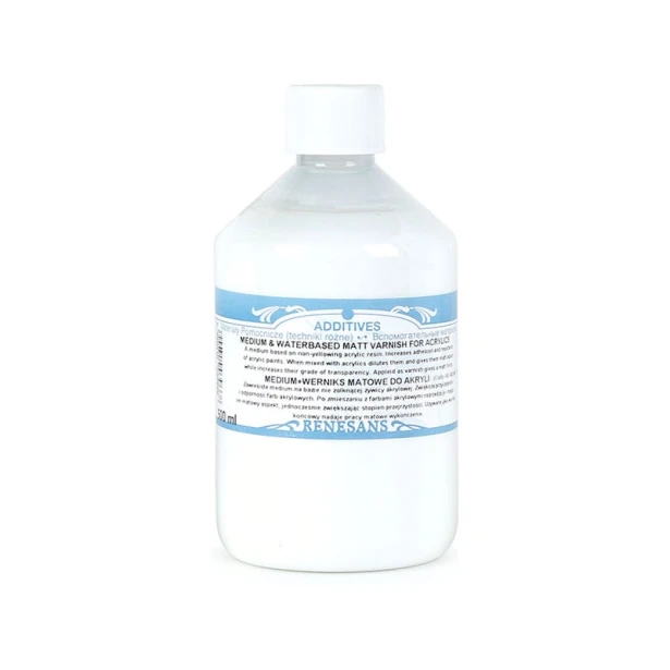 Matowe medium i werniks, Renesans 500 ml