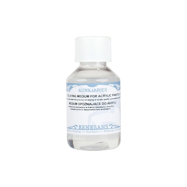 Medium opóźniające do farb akrylowych Renesans, 100 ml