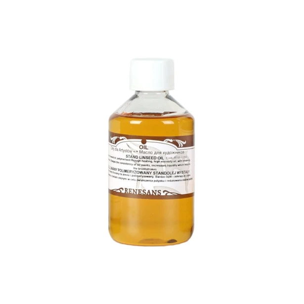 Olej lniany polimeryzowany Renesans, 250 ml