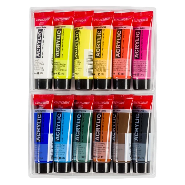 Farby akrylowe Talens Amsterdam Landscape, 12 x 20 ml