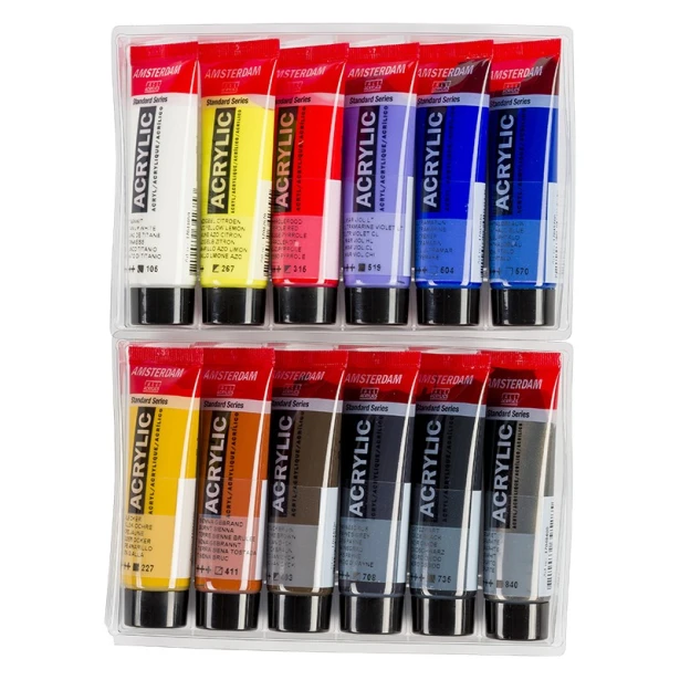 Farby akrylowe Talens Amsterdam Urban Landscape, 12 x 20 ml