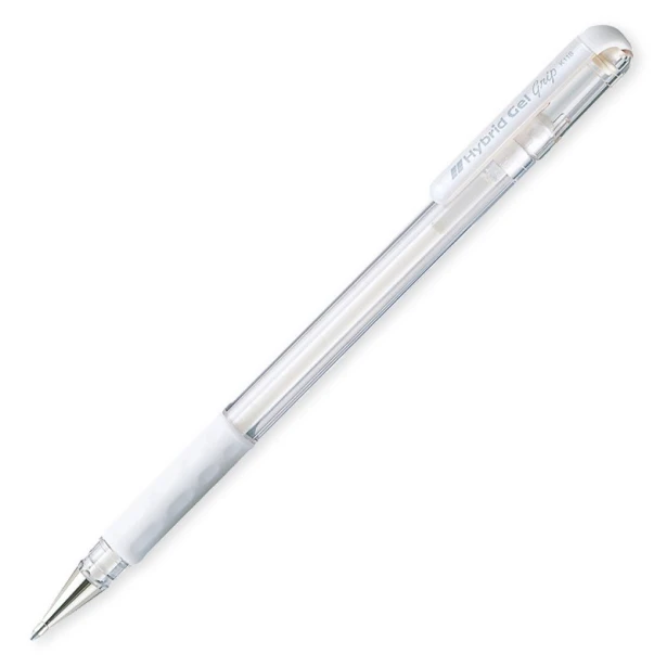 Biały długopis żelowy, Pentel K118