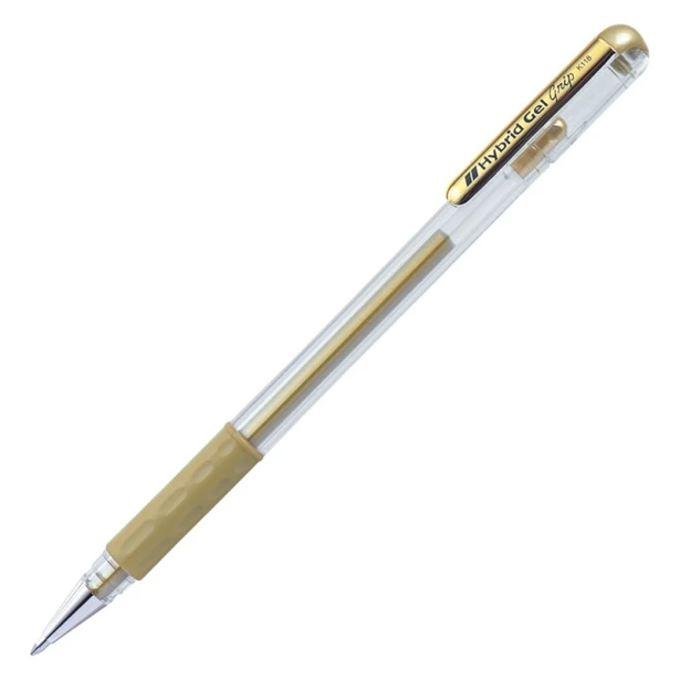 Złoty długopis żelowy, Pentel K118