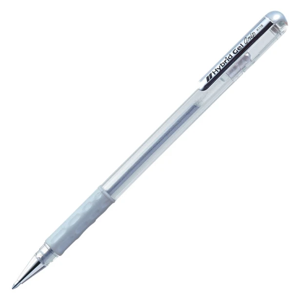 Srebrny długopis żelowy, Pentel K118