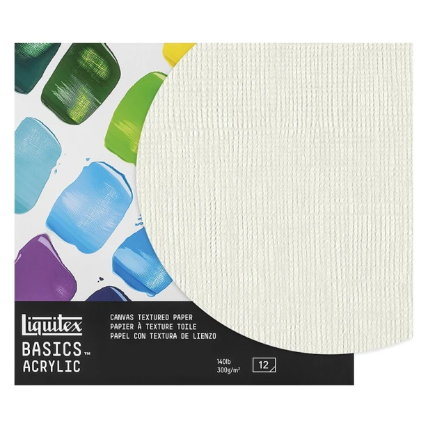 Blok do farb akrylowych Liquitex, 12 ark. 300 g, A4