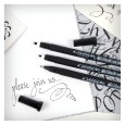 20 Black, pisak Pigma Calligrapher, Sakura