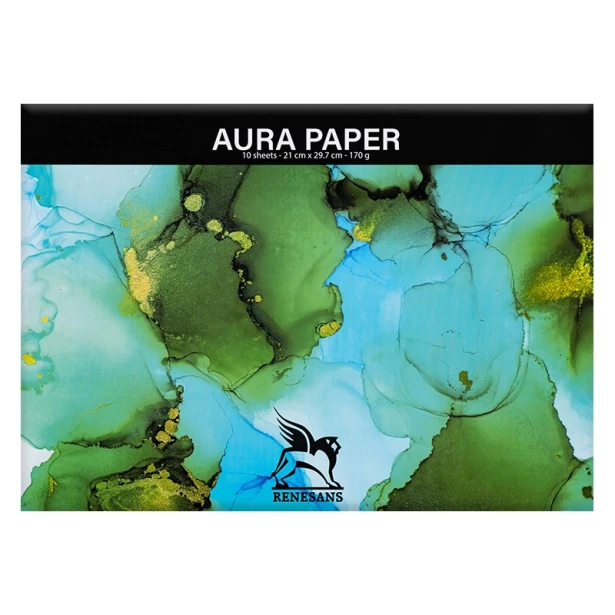 Blok papieru Aura Renesans, 170 g, A4 10 ark.