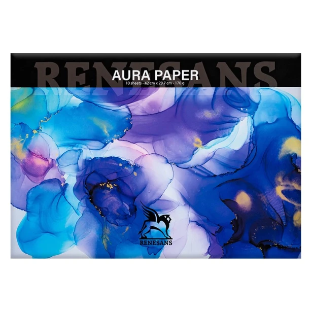 Blok papieru Aura Renesans, 170 g, A3, 10 ark.