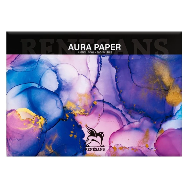 Blok papieru Aura Renesans, 300 g, A3, 10 ark.