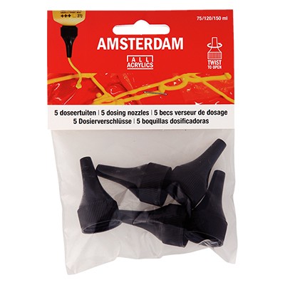 Końcówki do farb akrylowych Amsterdam Acrylics 5 szt.