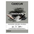 Blok Canson Graduate Grey A4, 220 g, 30 ark.
