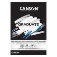 Blok Canson Graduate Black A3, 120 g, 20 ark.