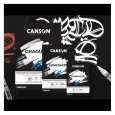 Blok Canson Graduate Black A4, 120 g, 20 ark.