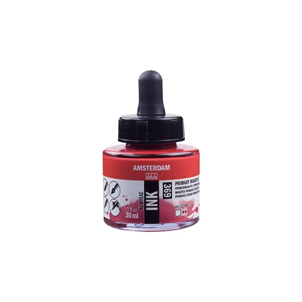 369 Primary Magenta, tusz akrylowy Amsterdam, 30 ml