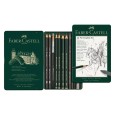 Zestaw rysunkowy Pitt Graphite Set, Faber Castell, 11 el.
