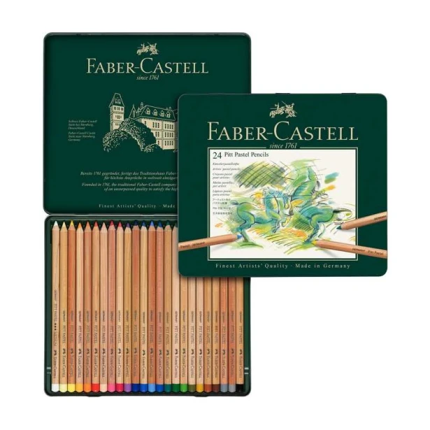 Pastele w kredkach PITT, Faber-Castell, 24 kol.