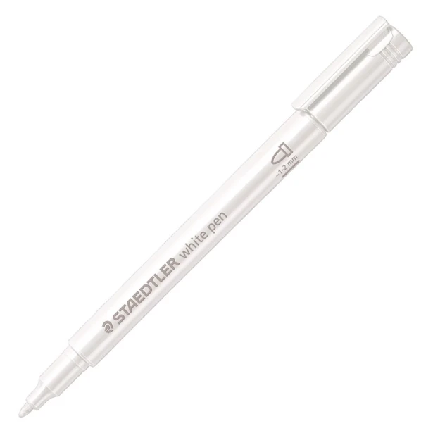 White, biały pisak marki Staedtler