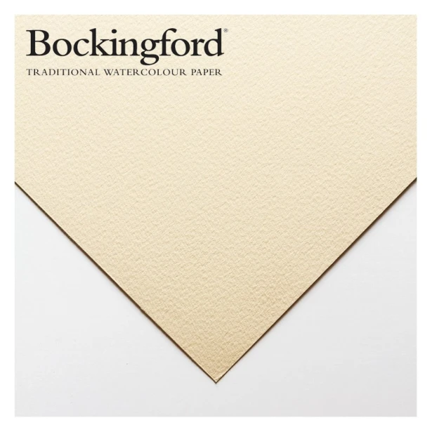 Cream, papier Bockingford CP 56 x 76 cm, 300 g, 10 ark.