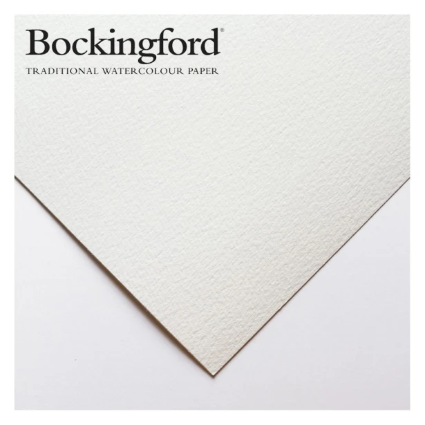 White, papier Bockingford RG 56 x 76 cm, 300 g, 10 ark.