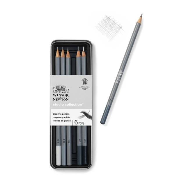 Komplet ołówków Winsor &amp; Newton, 6 szt.