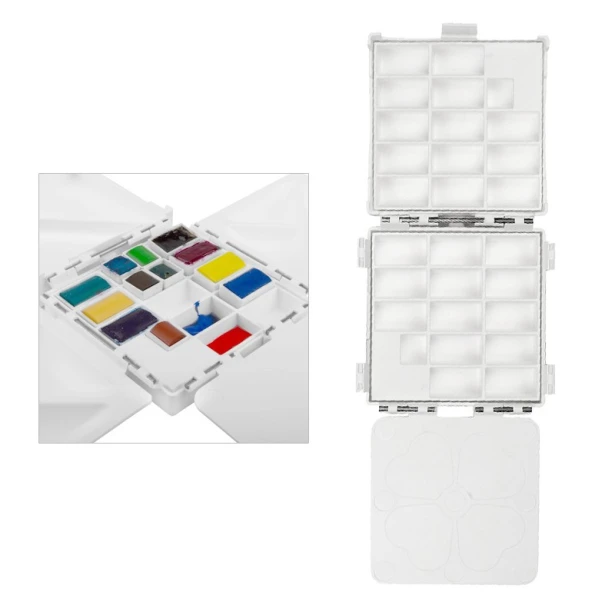 Etui na akwarele Cloverleaf Paintbox