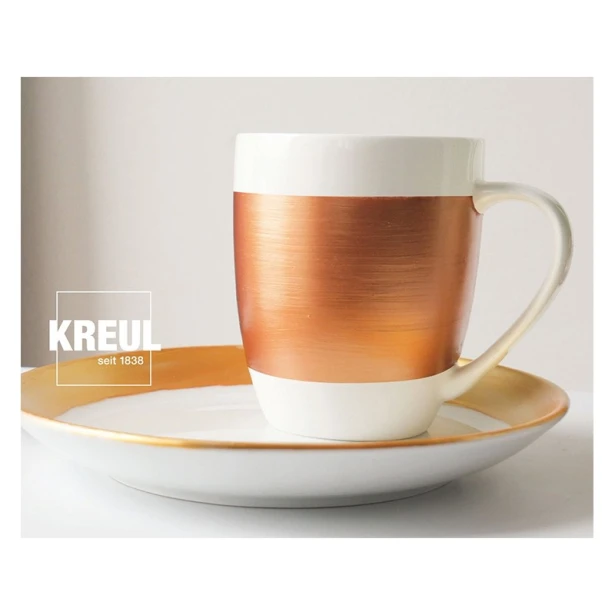 Farby do szkła i ceramiki Metallic Set, Kreul 6 x 20 ml