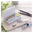 Line And Wash Paint Pan Set, Derwent, 12 kol.