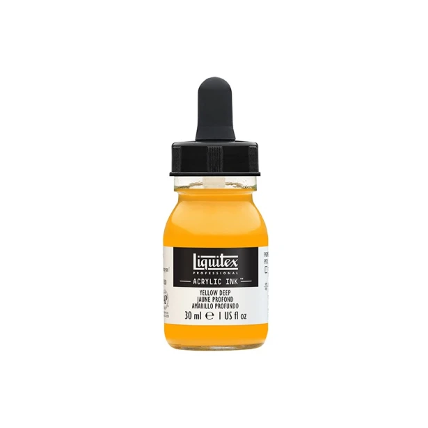 295 Yellow deep, tusz akrylowy Liquitex 30 ml