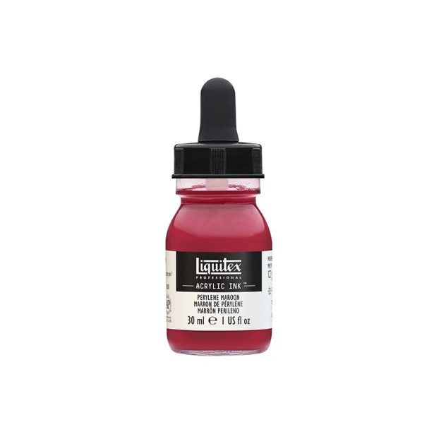507 Perylene maroon, tusz akrylowy Liquitex 30 ml