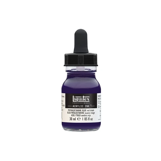 314 Phthalo blue RS, tusz akrylowy Liquitex 30 ml