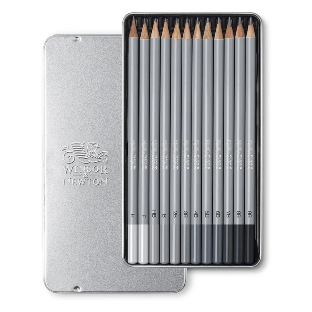Ołówki rysunkowe Winsor &amp; Newton, 12 szt.