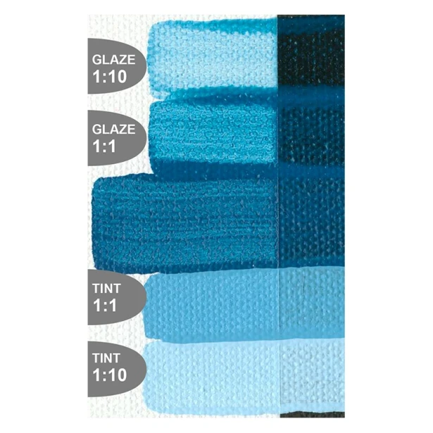 2051 Cerulean Blue Deep, Golden Fluid 30 ml