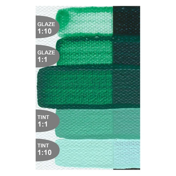 2443 Viridian Green Hue, Golden Fluid 30 ml