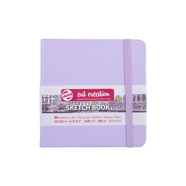 Szkicownik Art Creation Talens 12 x 12 cm / pastel violet