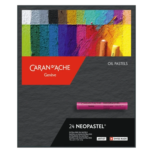 Pastele olejne Neopastel, Caran d'Ache, 24 kolory